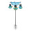 Sun Protected Plastic Hummingbirds Feeder Solar Charging-Blue 1