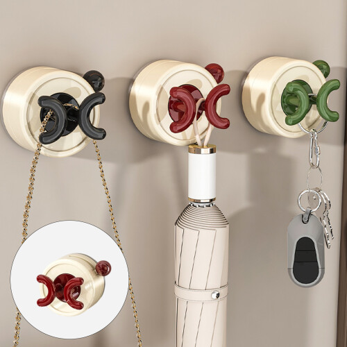 High Strength Suction Cup Hook for Kitchen Outlet-Retro Red 2