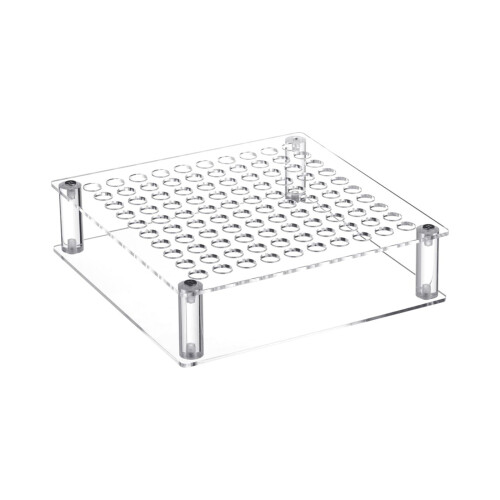 Stevige acrylkunstenaarborstelorganizers 100 slots Workshop