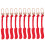 Fermetures à glissière en métal réutilisables, accessoires-Rouge 1