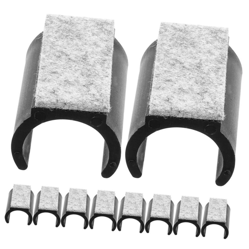 10Pcs Ushaped Chair Leg Floor Protectors With Felt Pads For Hardwood Floors, Nonslip Noise Reduction Design 9771547874966