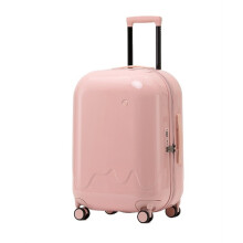 28 Inch Pink Hardside Luggage Set with USB Charging Port and TSA Lock Spinner Suitcase for Women