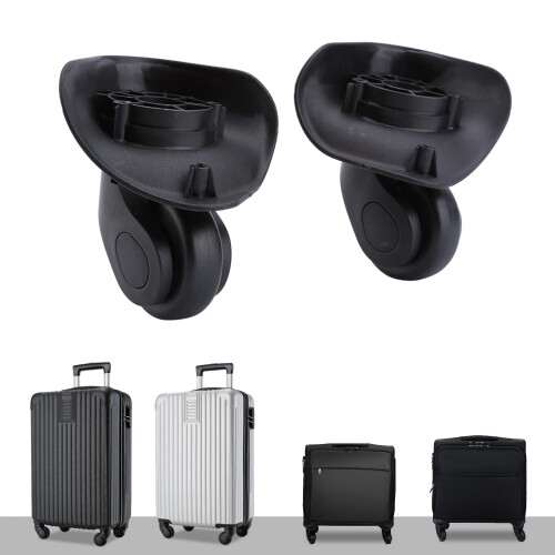 Luggage Replacement Wheels 2 Pack, Durable PVC Suitcase Wheels for Smooth Rolling and Easy DIY Installation 1