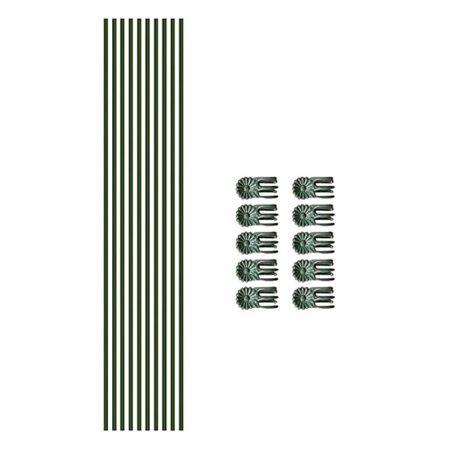 Regulable Plant Support Stick Bendable For-10 brackets plus 10
