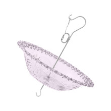 Mangeoires pour colibris en acier inoxydable, pour jardin-Violet