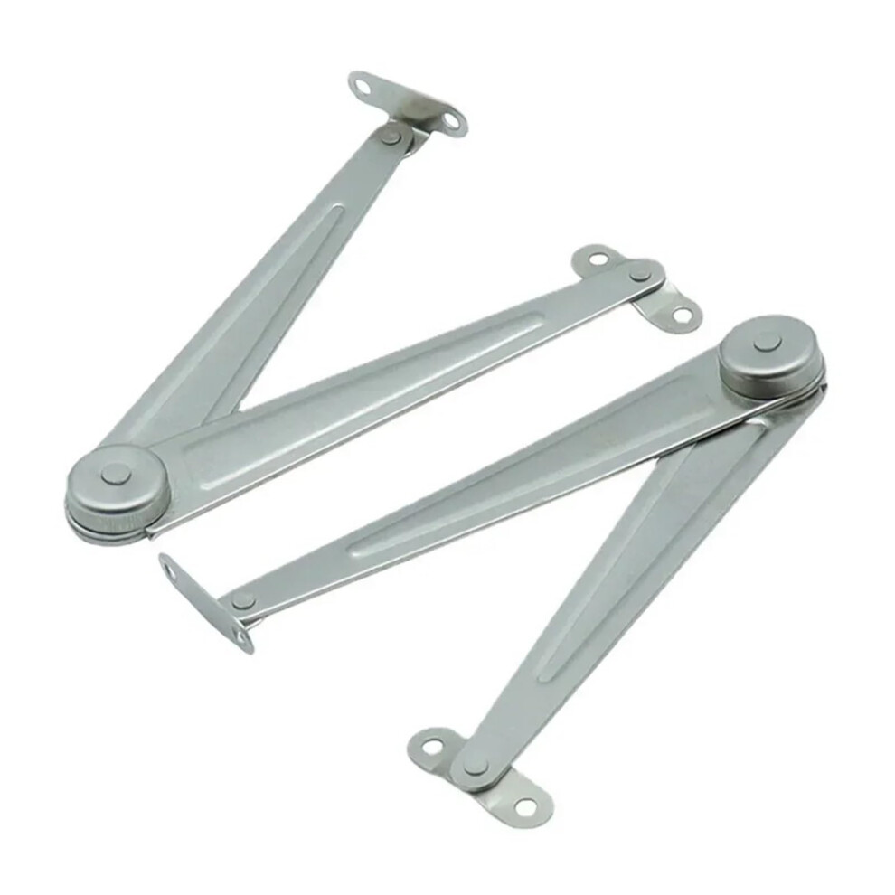 Lift Cabinet Hinge Heavy Duty Lid Support With Quiet Smooth Operation Durable Iron Silver 2Pcs 9771547875109