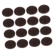 Brown Rubber Chair Leg Protectors Set for Hardwood Floors, AntiSkid Furniture Leg Covers with Noise Reduction and Floor Protection