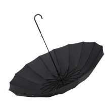 Windproof Golf Umbrella Black Large Automatic Open Stick Umbrella with Durable TenBone Frame for Men