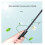 Windproof Golf Umbrella Black Large Automatic Open Stick Umbrella with Durable TenBone Frame for Men 4