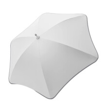 Large Windproof Golf Umbrella 42 Inch Automatic Open Reflective Stick Umbrella for Men and Women White