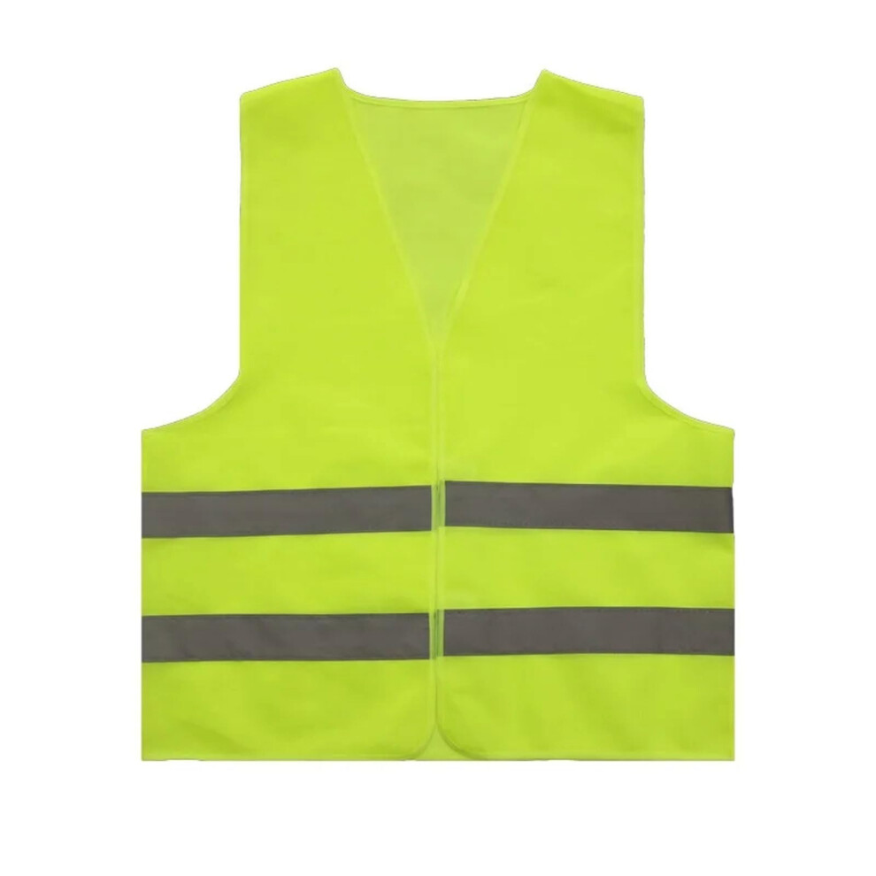 Visibility Safety Vest Fluorescent Green Reflective Vest For Men And Women Work Cycling Running 9771547875222
