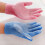 DoubleSided Exfoliating Bath Gloves Blue Reusable Polyester Cleaning Gloves Lightweight Durable 4
