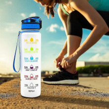 (Multicolor) Ouneed 1l Outdoor Sports Bottle Portable Leak-proof Hiking Camping Bottle High Quality