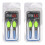 CR322 18mAh Bulb-Type Glow Float, 15g, Green, 4pcs 2