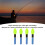 CR322 18mAh Bulb-Type Glow Float, 15g, Green, 4pcs 4