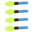 CR322 18mAh Bulb-Type Glow Float, 15g, Green, 4pcs 5
