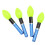 CR322 18mAh Bulb-Type Glow Float, 15g, Green, 4pcs 14