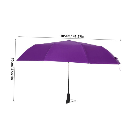 Automatic Windproof Golf Umbrella with Auto Open Close Compact Purple Design for Travel 1