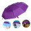 Automatic Windproof Golf Umbrella with Auto Open Close Compact Purple Design for Travel 4