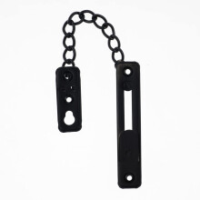 Stainless Steel Door Chain Lock AntiTheft NoDrill Latch for Home Hotel Office Security