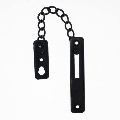 Stainless Steel Door Chain Lock AntiTheft NoDrill Latch for Home Hotel Office Security