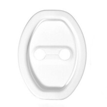 (1pc, White) Silicone Door Lock Buckle Protector for Car Scratch-resistance Cushion Pad for Automobile