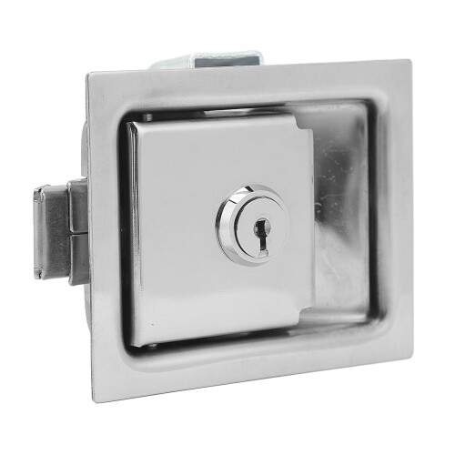 Trailer Paddle Door Lock Stainless Steel Rectangular Handle for Truck Toolbox