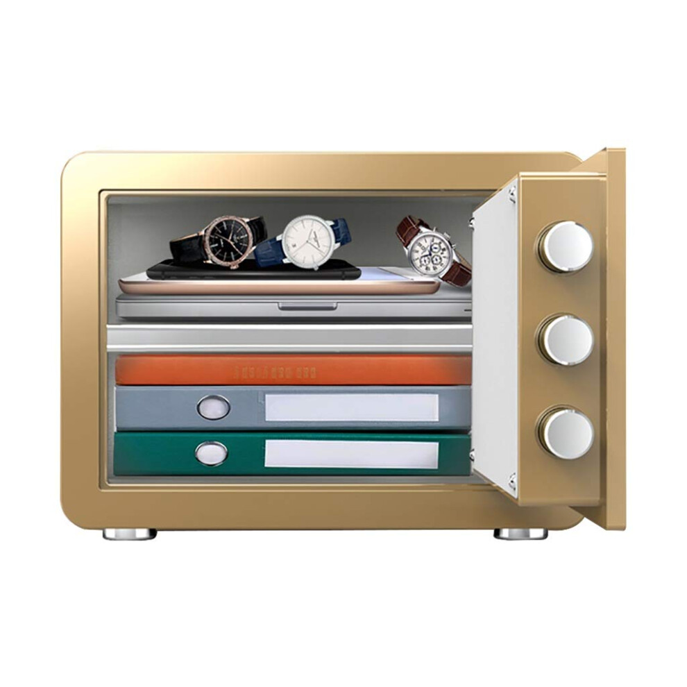 Mechanical Password Safe Box 25Cm, Heavyduty Steel Home Security Safe For Documents And Jewelry 9771547875383