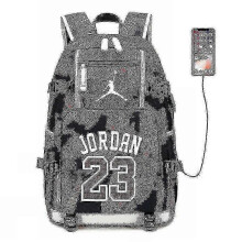 (red) Nba Jordan Backpack Bulls Backpack Casual Travel Basketball Sports Multifunctional School Bag A Style F-u