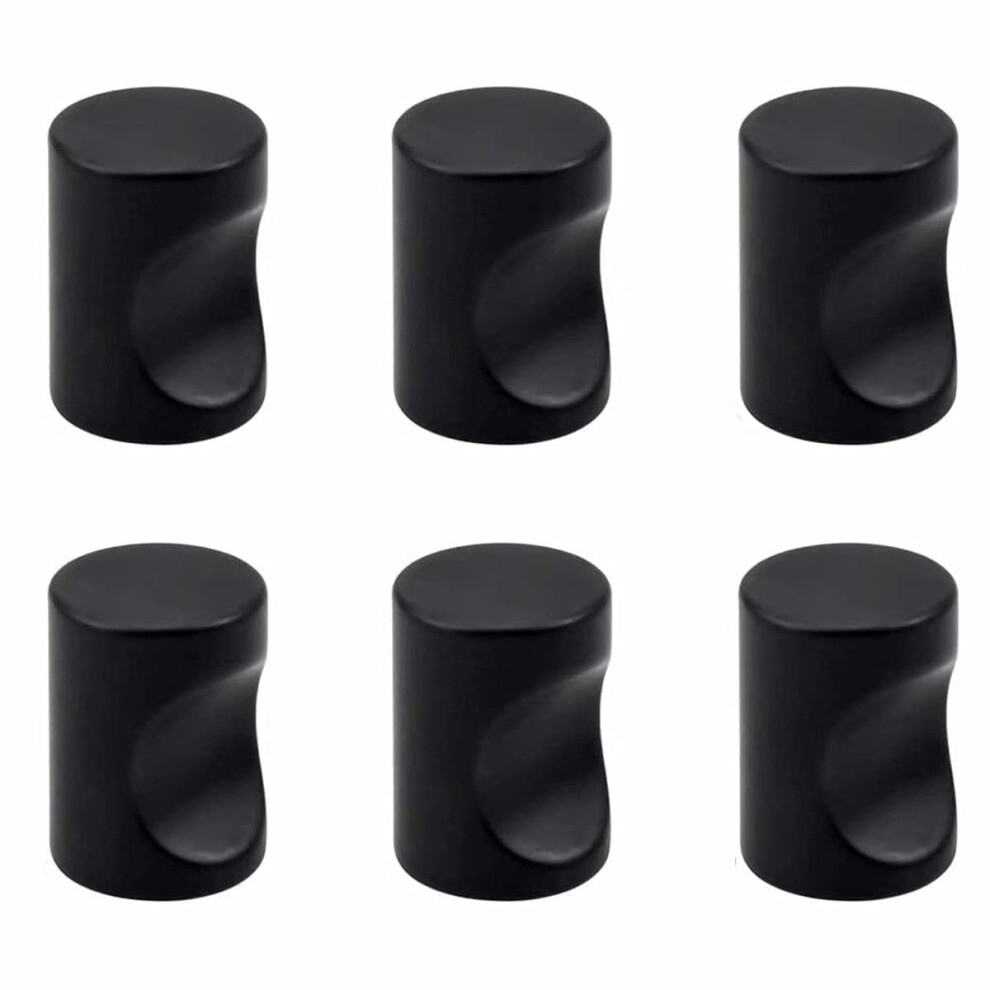 Black Cabinet Knobs And Drawer Pulls, Modern Zinc Alloy Ergonomic Design For Kitchen Cabinets And Dressers 9330225350996