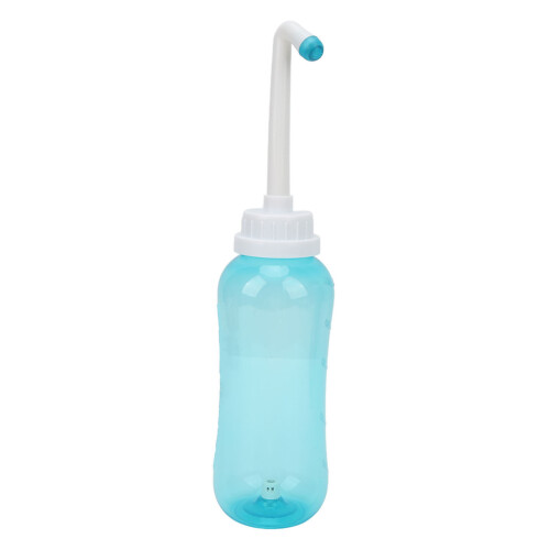 Portable Handheld Bidet 500ml Blue Straight Head 1
