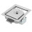Trailer Paddle Door Lock Stainless Steel Rectangular Handle for Truck Toolbox 16