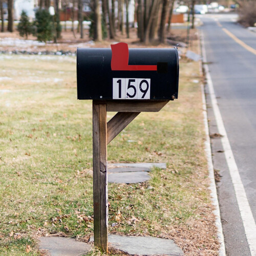 Mailbox Flag Replacement Red Rust Proof 90 Rotating Weatherproof Easy Install for Outdoor Use 1