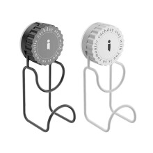Waterproof Strong Suction Cup Hooks 360 Rotating Wall Mounted No Drilling Bathroom Kitchen Rack Black White 2pcs