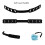 Mask Strap Extender 10 Pack Adjustable FourLevel Fit Ergonomic Wraparound Design for Comfort Fit Black 4