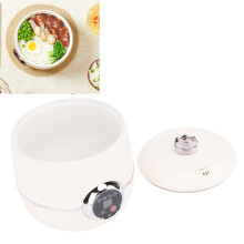 Mini Rice Cooker 1.6L, ABS/Steel, 400W, Nonstick