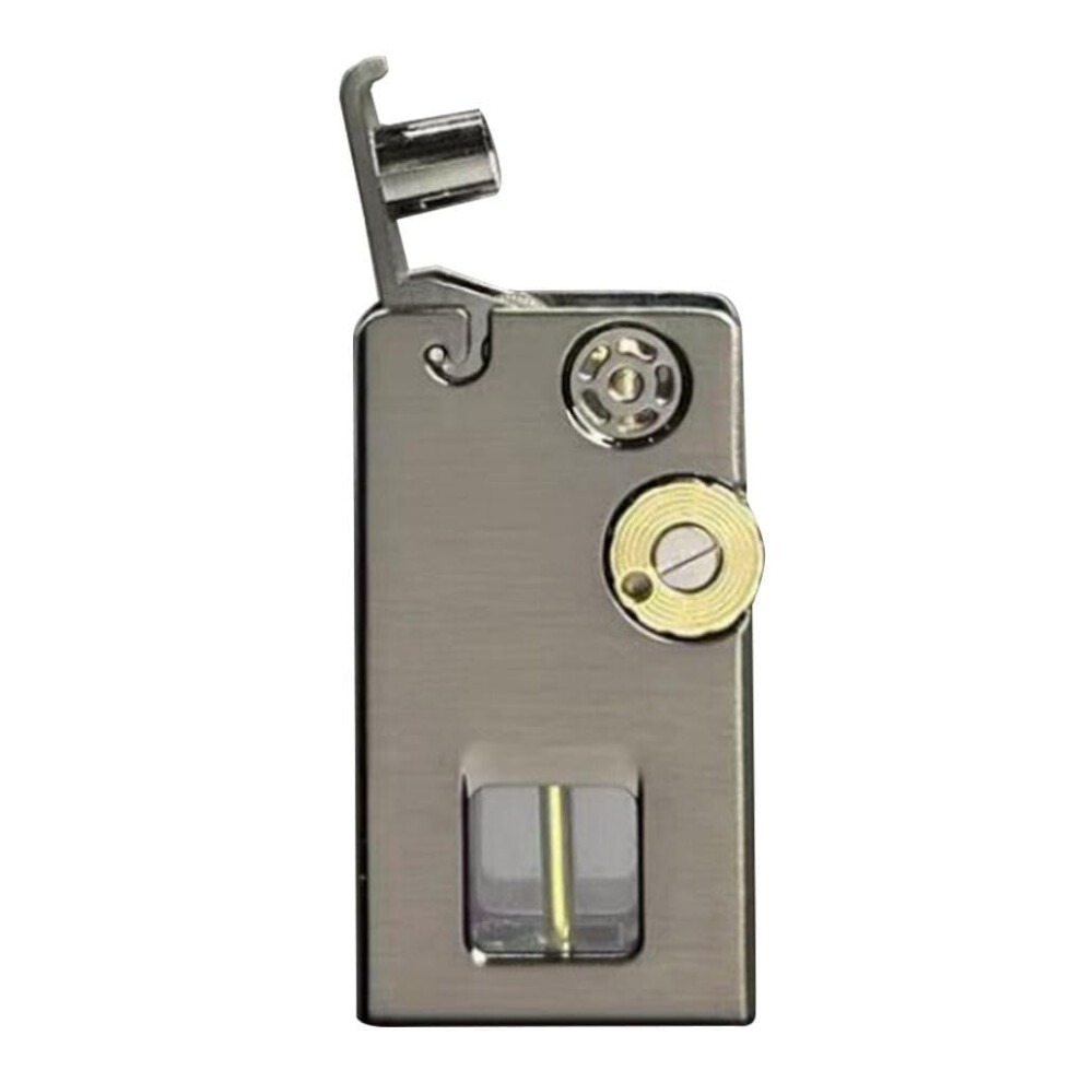 Vintage Brass Lighter Windproof Soft Flame Retro Trench Kerosene Lighter for Men Collectible Gift