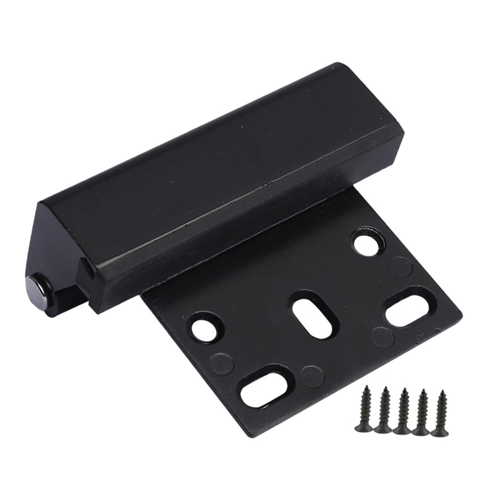 Door Reinforcement Lock Aluminum Alloy, Nodrill Childproof Home Security Lock For Inward Swinging Doors, Black 9073542020622