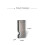 Windproof Jet Torch Lighter with Blue Flame, Adjustable Flame Height and Fuel Window, Refillable Metal Design 2
