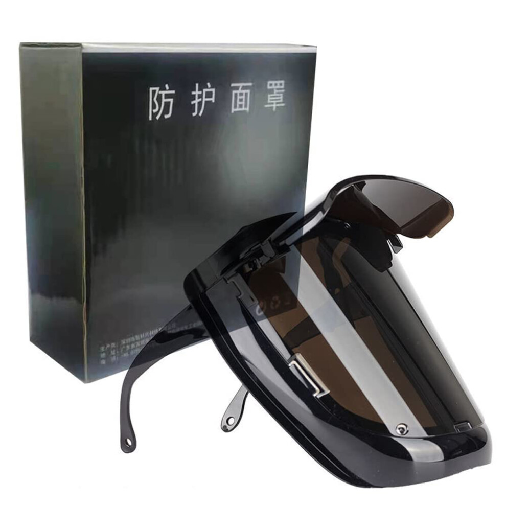 Welding Face Shield 180 Large View Wearable Hands Helmet Temperature Resistant For Arc Welding 9073542020769