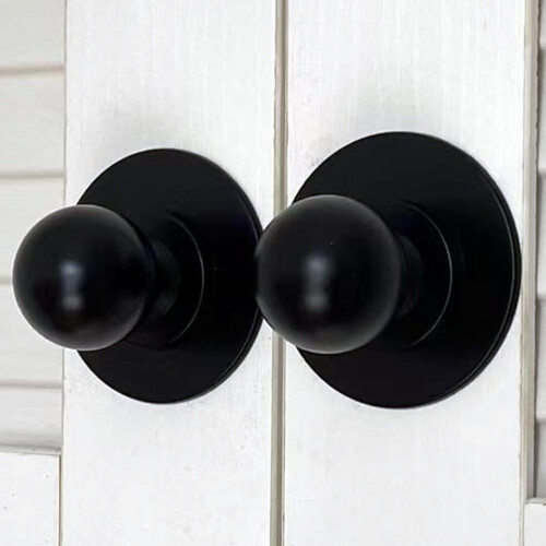 4Pack Wide Base Cabinet Knobs and Backplates for Kitchen Drawers, Ergonomic Grip, Timeless Finish 1