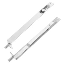 Flush Bolt Door Lock Stainless Steel Hidden Design for French Double Doors Security Privacy