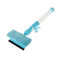 Window Squeegee with Spray Bottle, 2 in 1 Streak Cleaning Kit for Home, Car, Shower and Mirror