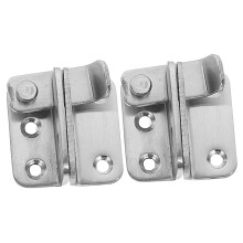2pcs Barn Door Latch Heavy Duty Privacy Lock for Sliding Wood Gates Easy DIY Installation