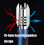 Windproof Torch Lighter Silver Plasma Jet Flame, Adjustable Flame Control for Outdoor Camping Use 2