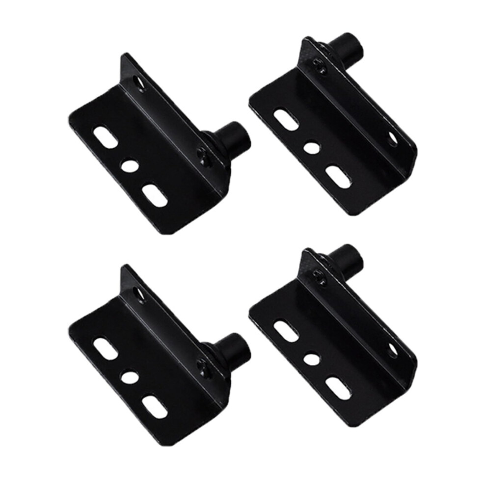 Black Nickel Plated Cabinet Door Pivot Hinge Set, Heavy Duty Concealed Design For Smooth Door Operation 9351714500289
