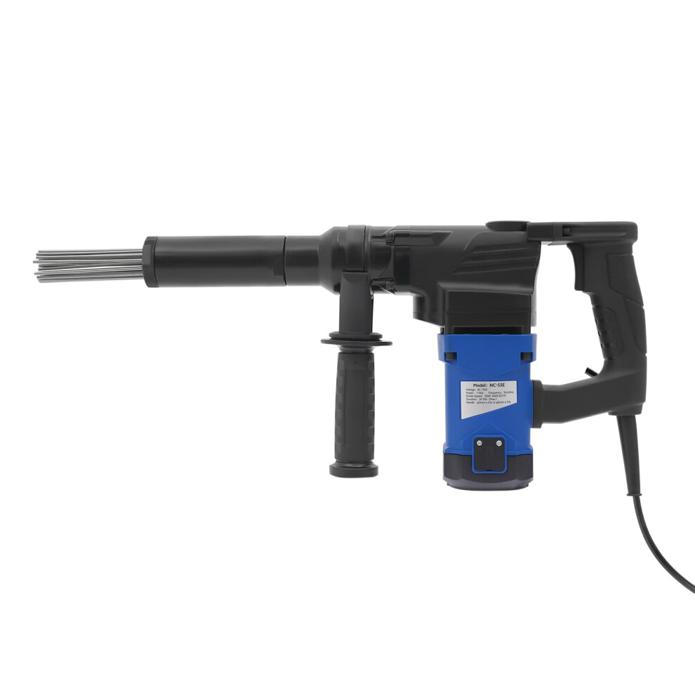 Electric Needle Scaler 1100W Rust Removal Tool, Heavy Duty Pistol Grip With 360 Rotatable Handle For Metal Cleaning 9771547876533