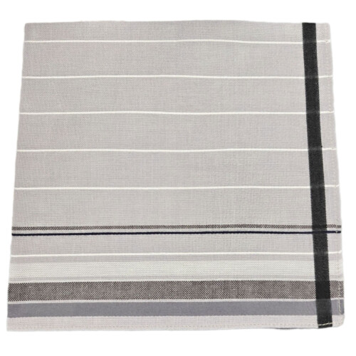 Breathable Cotton Handkerchief Stripe Pattern Portable Size-B