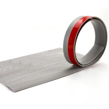 Peel and Stick Floor Transition Strip for Vinyl Plank, Waterproof PVC Edge Trim Carpet Threshold for Uneven Floors, Gray 7m