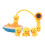 Little Yellow Duck Bath Shower Head - Suction Cups 1